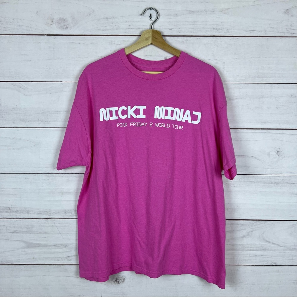 Nicki Minaj Pink Friday 2 Tour Local Crew T-Shirt XL